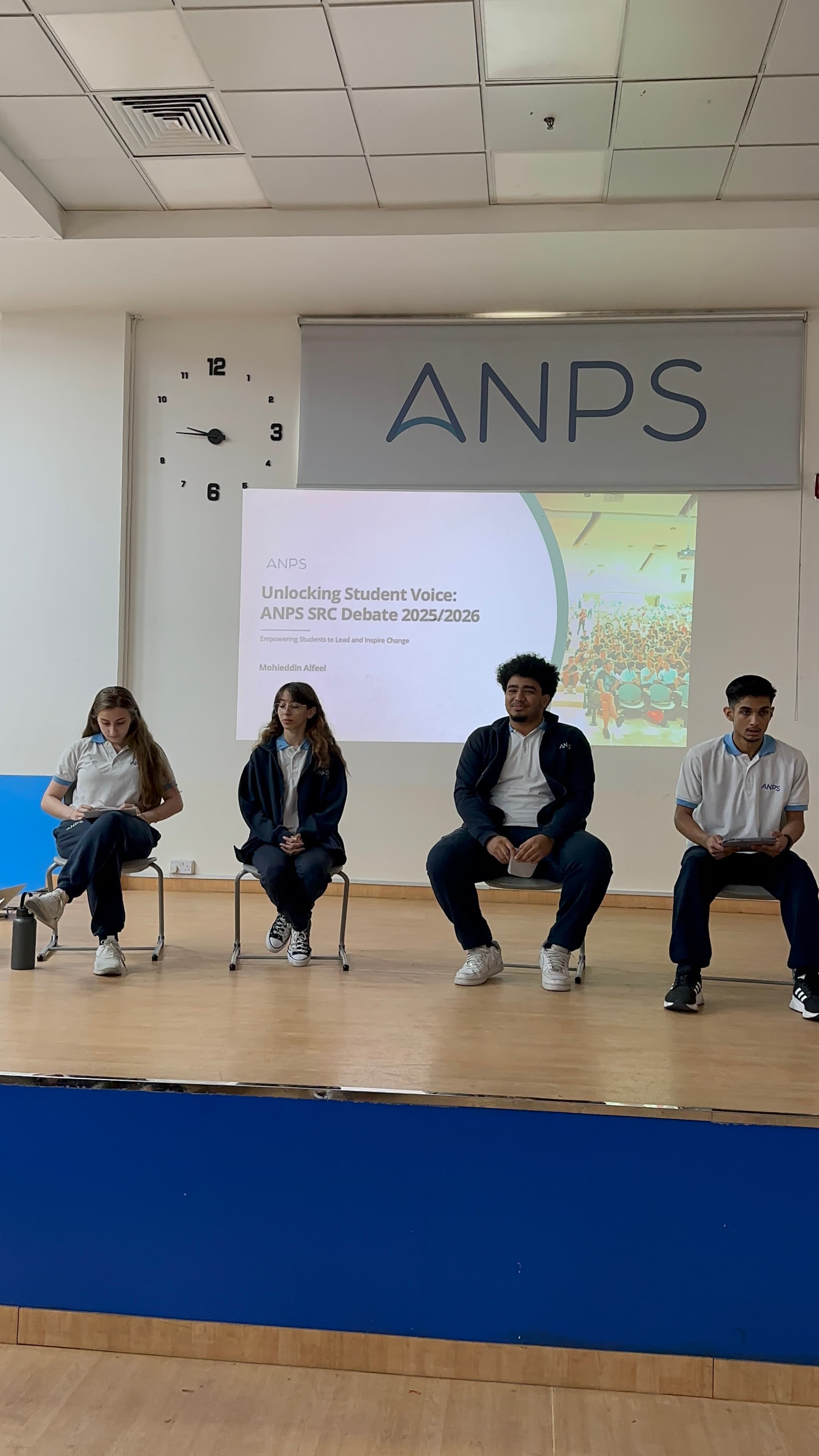ANPS Primary student council members standing together